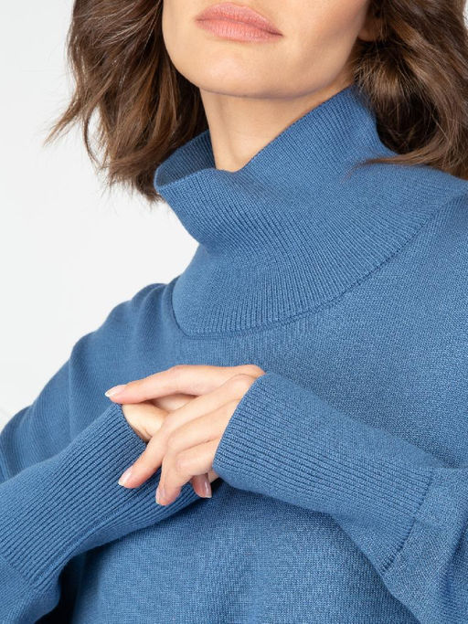 Свитер женский ZZ-04001 denim - Eleganzza фото 4
