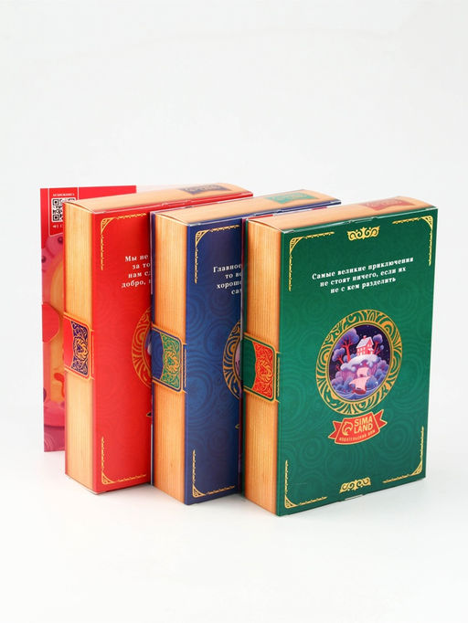 Детский подарочный новогодний набор в виде книг