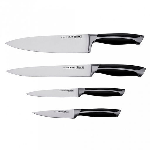 Нож универсальный Linea FORGIATO 13,5см из нержавеющей стали, ширина 6см, длина 24см, толщина лезвия 2,5мм, кованная ручка с АБС пластиком, ПВХ чехол-подвес, Regent (Китай) - Домашняя мода фото 3