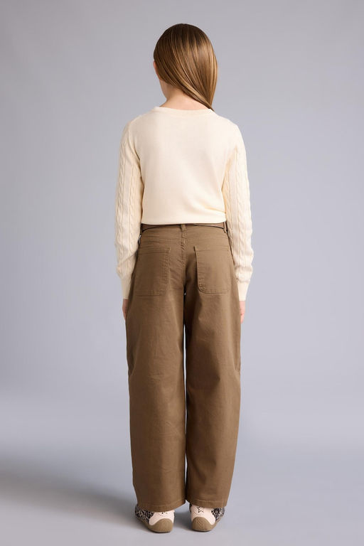 Baggy F_t Gabardin Pantolon K_z _ocuk - Defacto фото 2