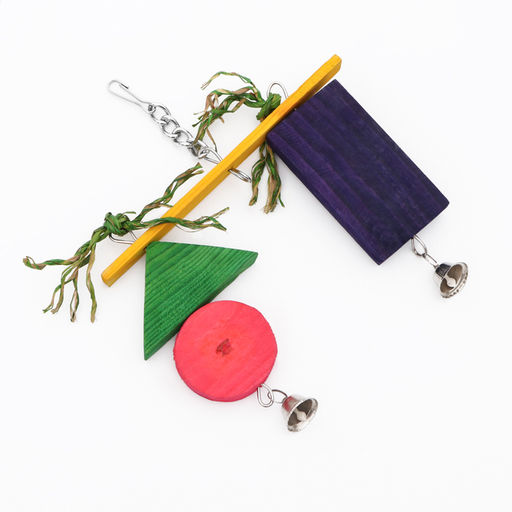 Игрушка для птиц Геометрия, 20 х 15 см - Пижон фото 5