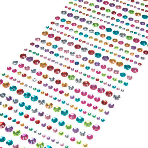 Стразы декоративные (640 шт) SF-7784, ассорти №8