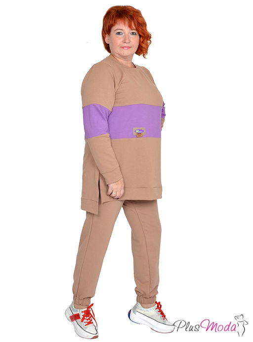 Толстовка Модель №1354 размеры 44-84 - Plusmoda фото 8