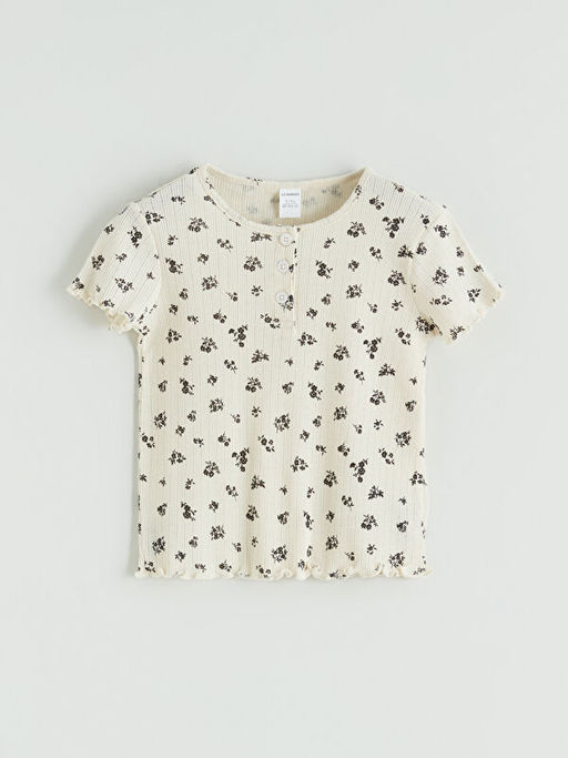 Bisiklet Yaka K?z ?ocuk Ti??rt ve ?ort