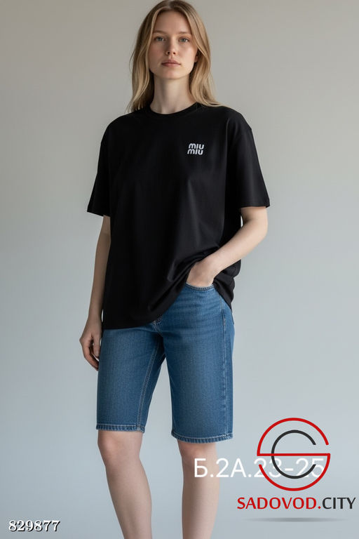 Футболка женская из хлопка