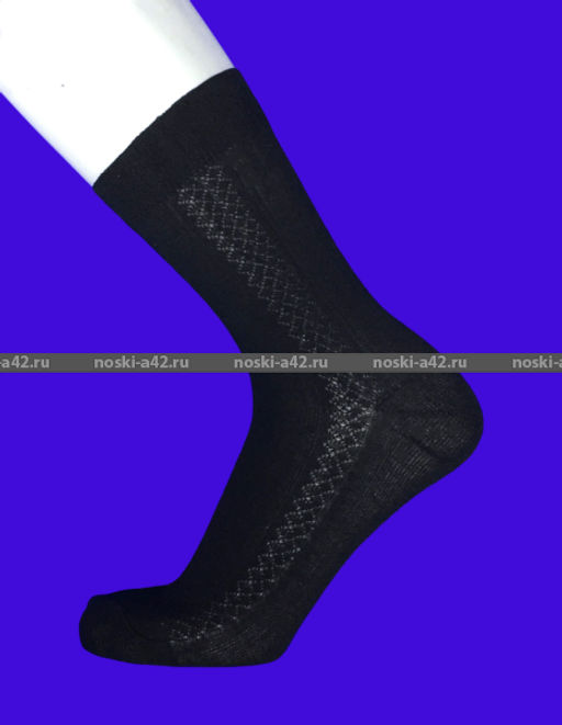 Цена за 10 пар. Сенатор носки мужские А-5 черные 27  фото 2