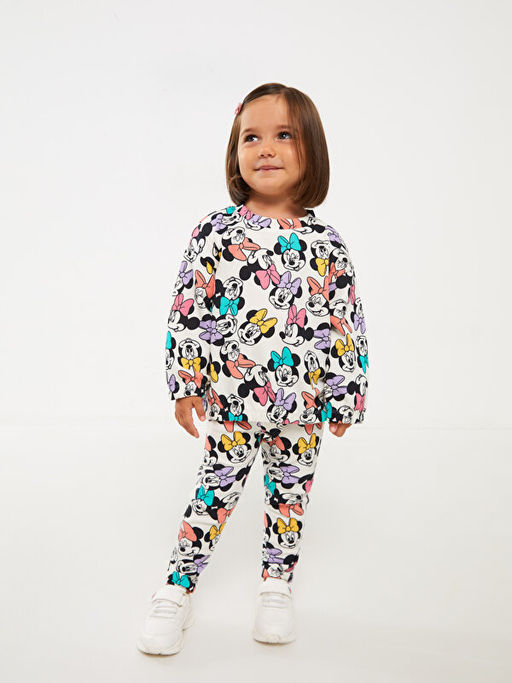 Boyama Saatlerinin En Rahat Minnie Mouse Bask?l? Tayt?