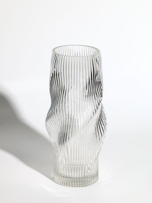 Ваза «Венди», 29×12×10 см, стекло, прозрачная