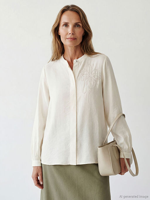 Hakim Yaka Nak??l? Kad?n G?mlek