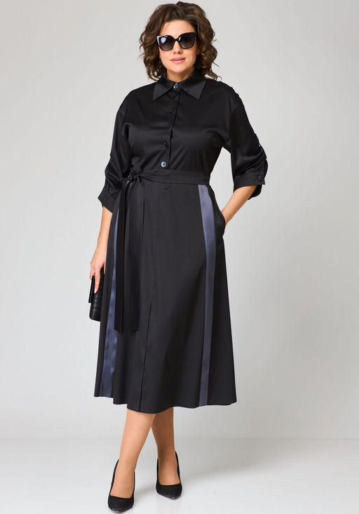 Платье EVA GRANT 7176А черный