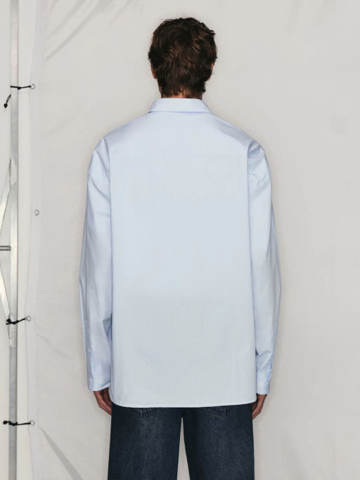 Рубашка oversize из 100% хлопка / Zarina  фото 6