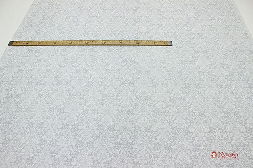 Рогожка Вензель цв.серый, ш.1.5м, хлопок-100%, 165гр/м.кв - Купава фото 4