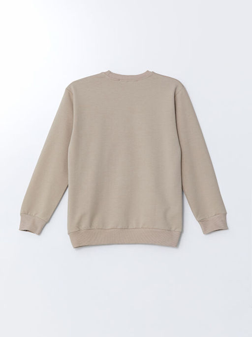 Bisiklet Yaka Bask?l? Erkek ?ocuk Sweatshirt - Waikiki фото 2