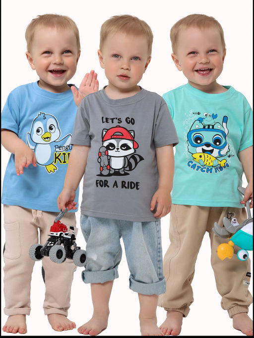 Набор-2:футболка для мальчика 3 шт