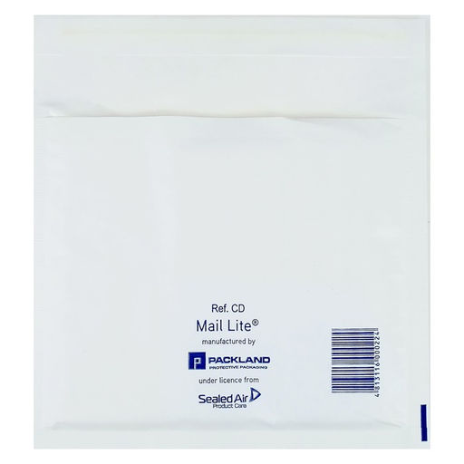 Крафт-конверт с воздушно-пузырьковой плёнкой Mail Lite, 18х16 см, White
