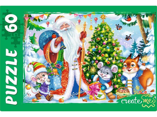 Puzzle 60 элементов "Новогодние подарки" (П60-6804)