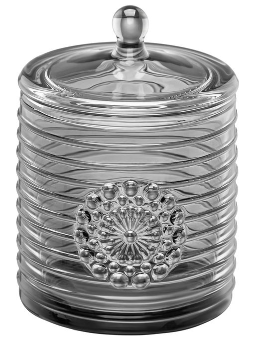 Сахарница 300 мл 8,5*8,5*12 см Медальон серая - Elan gallery фото 13