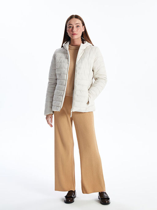 Kad?n Kap??onlu D?z ?i?me Mont - Waikiki фото 3