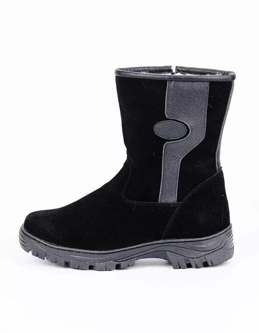 Сапоги мужские замшевые Байкал, литая подошва