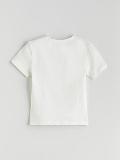 Bisiklet Yaka K?z ?ocuk Ti??rt