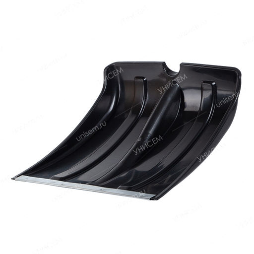 Лопата для снега Вьюга №3 с оцин.планкой 380*365мм черная диам.32мм (10шт)