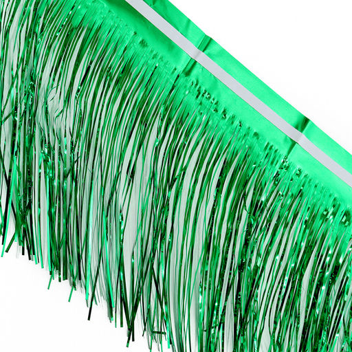 Цена за 2 шт. Гирлянда «Дождик» с липкой лентой, 2 метра, цвет зелёный