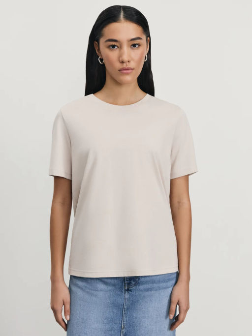 Базовая футболка из хлопка / Zarina  фото 3