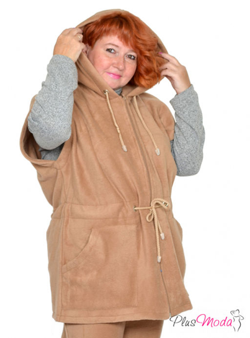 Жилет Модель №2108 размеры 44-84 - Plusmoda фото 3