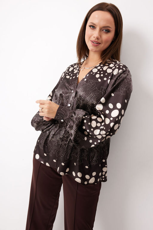 Блуза BegiModa 4146 шоколад