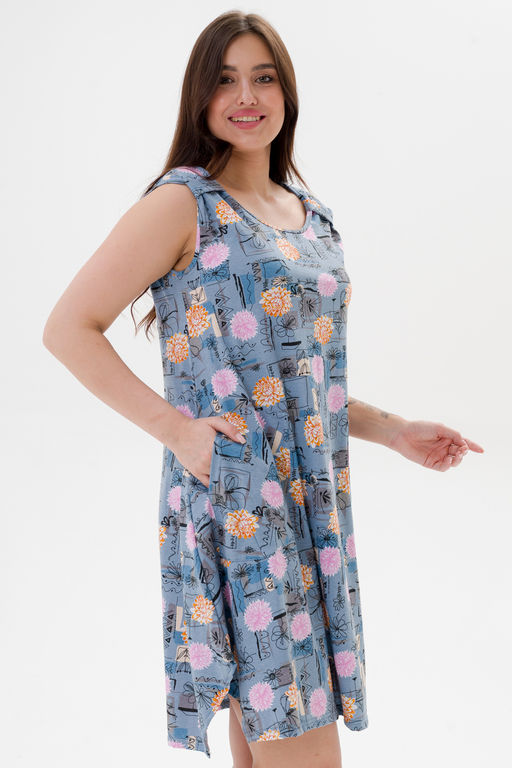 Платье женское из кулирки Кэтрин астра - Амадэль фото 14