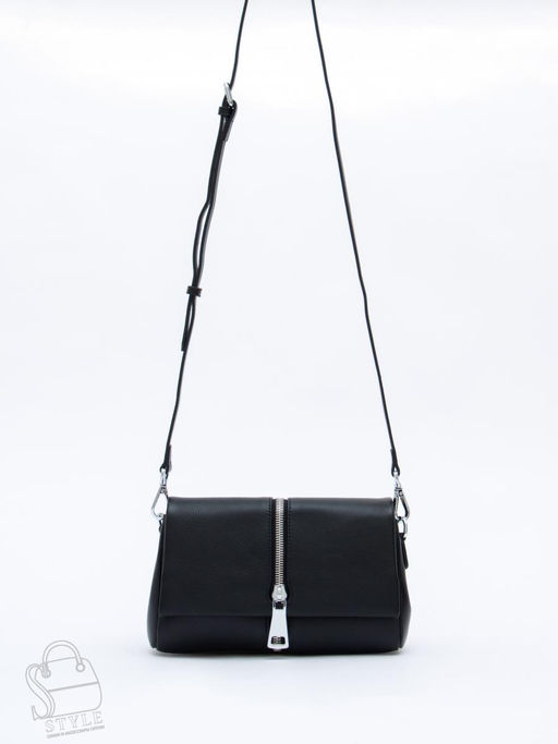 Сумка женская кожаная 1143TH black Polina&Eiterou  в Новосибирске