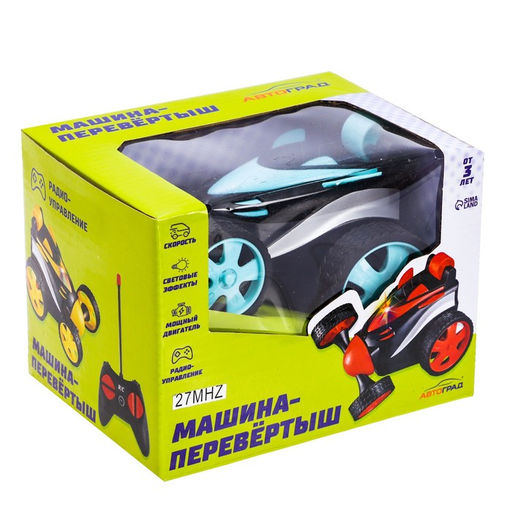 Перевёртыш радиоуправляемый Циклон, работает от батареек, цвет синий - Автоград фото 6
