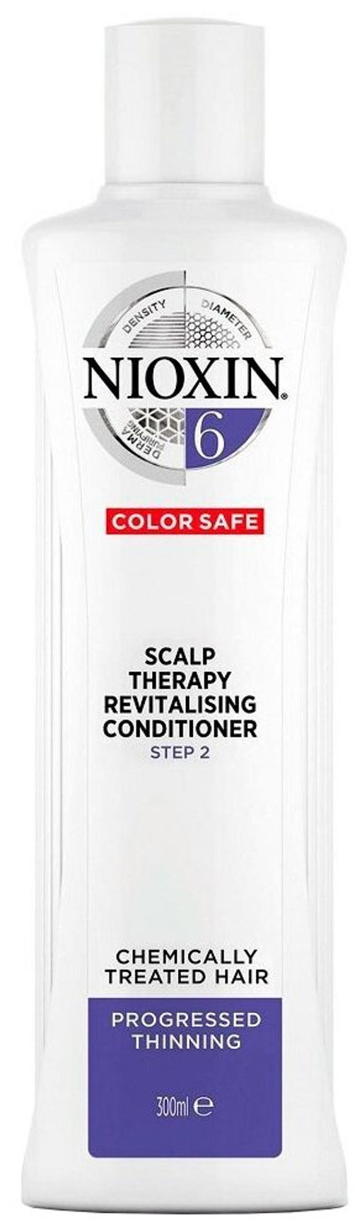 Кондиционер Система 6 для химически обработанных истонченных волос, 300 мл Nioxin