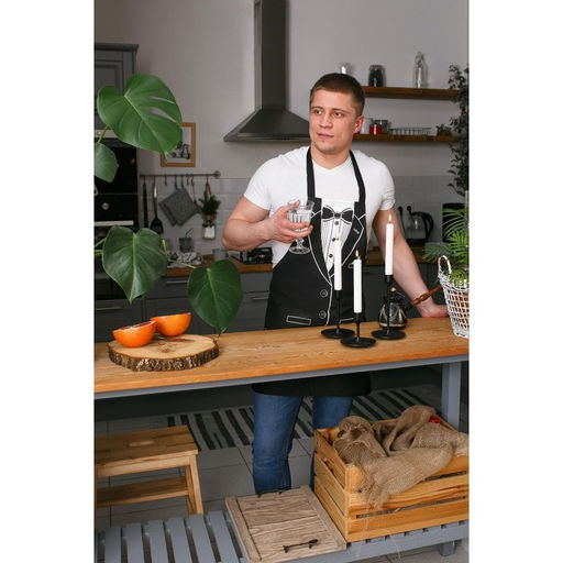 Фартук Доляна Джентльмен, 60?70 см, хлопок 100 %, рогожка