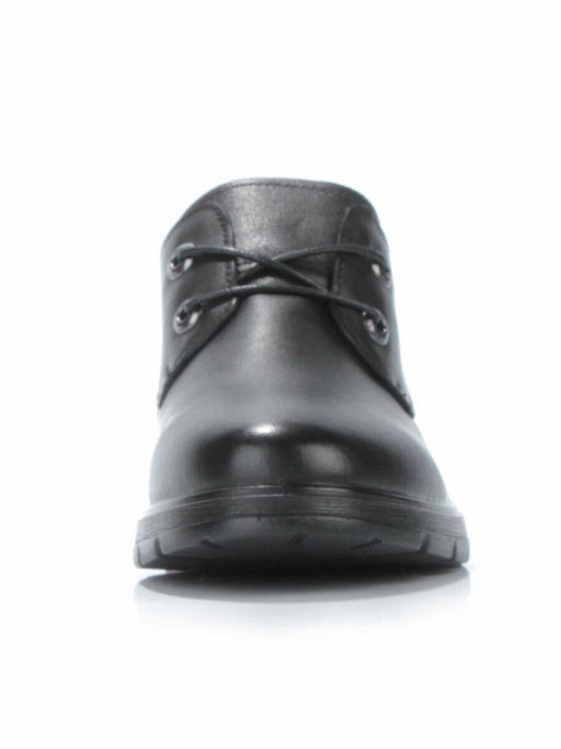 03-5077 BLACK Полуботинки женские (натуральная кожа)