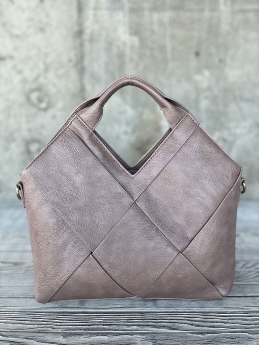 Женская сумка из эко кожи 0025 Пудра - Sergio valentini фото 2