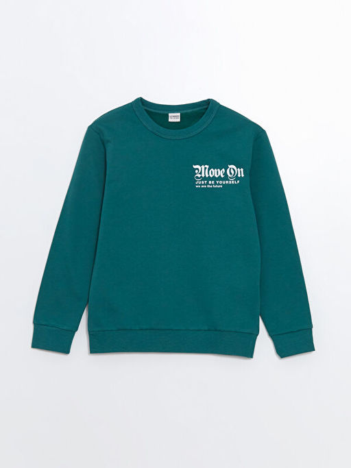 Bisiklet Yaka Erkek ?ocuk Sweatshirt