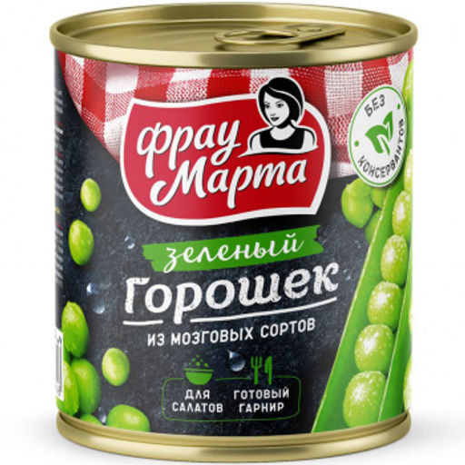 Горошек зеленый Фрау Марта 310г