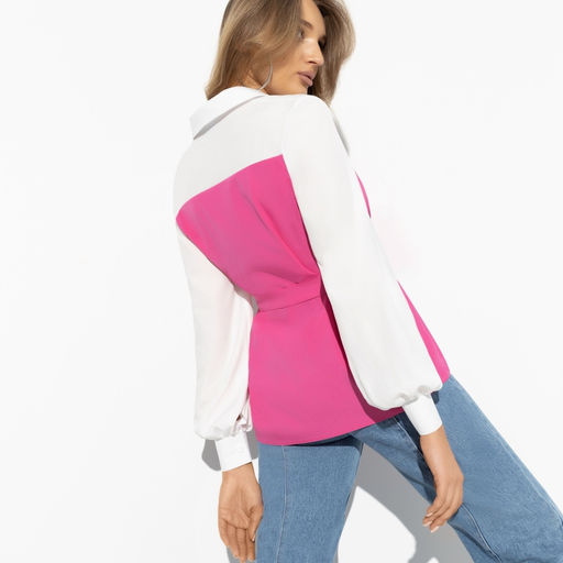 Блуза С высоты очарования (colorful, с поясом) - Charutti фото 11