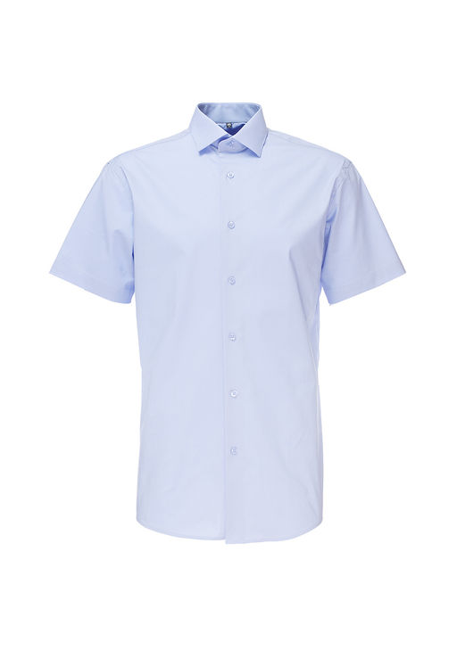 Сорочка мужская короткий рукав GREG 220/107/6403/Z STRETCH  фото 7