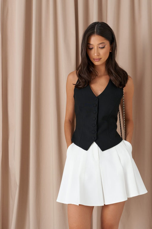 Юбка Annete А1564 трапеция белая фото 6