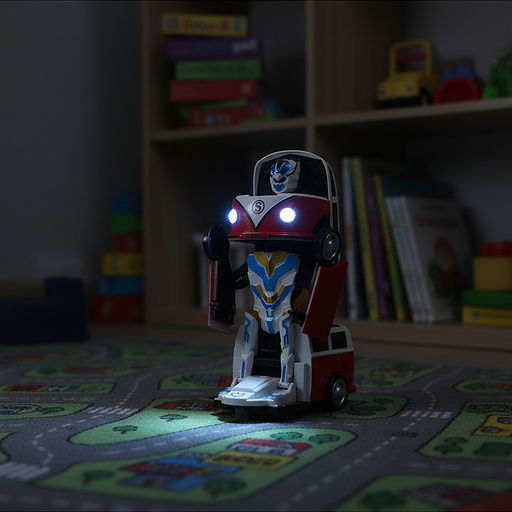 Машина "Спасатель" р/у, 27 MHz (свет) в коробке