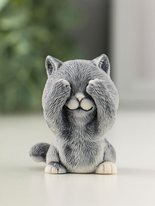 Сувенир "Котёнок забавный" МИКС, 5,2 см