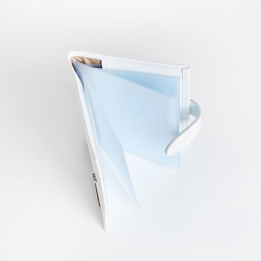 Обложка для автодокументов TEXTURA, цвет белый  фото 4