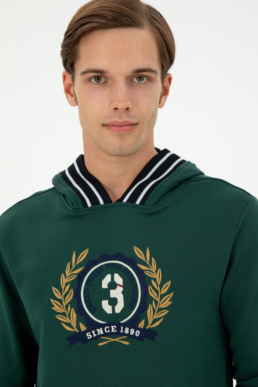 Мужской темно-зеленый свитшот Неожиданная скидка в корзине - U.s. polo assn фото 2