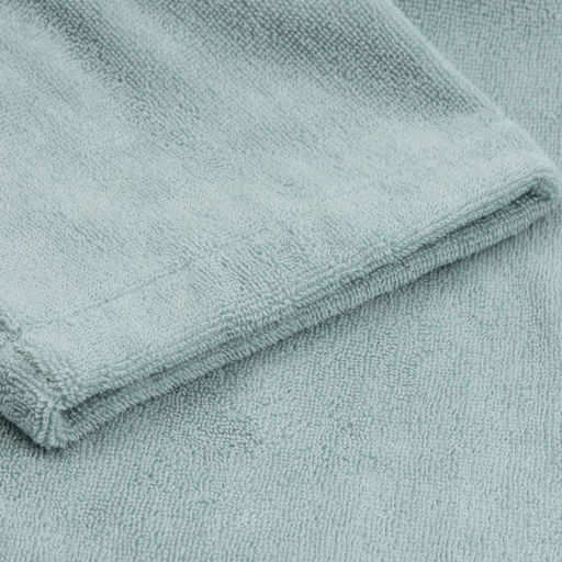 Халат махровый с капюшоном женский SL HOME: Basic «Аззура», размер XL, хлопок 100%, бирюзовый