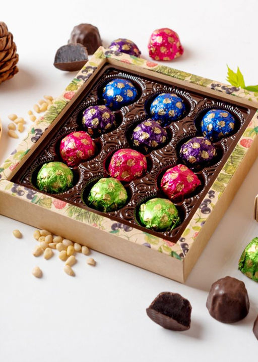 Мармеладные конфеты Ягодень ассорти, 200 г  малина, сосновая шишка, черника, чёрная смородина  5 коробок - Сибирский кедр фото 2