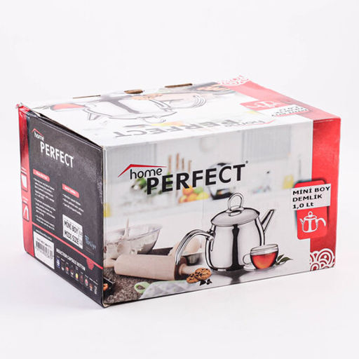 800-303 Чайник металлический 1л Home Perfect Kure нерж/ст (х6) - Mayer&boch фото 7