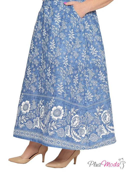 Юбка Модель №1879 размеры 44-84 - Plusmoda фото 2