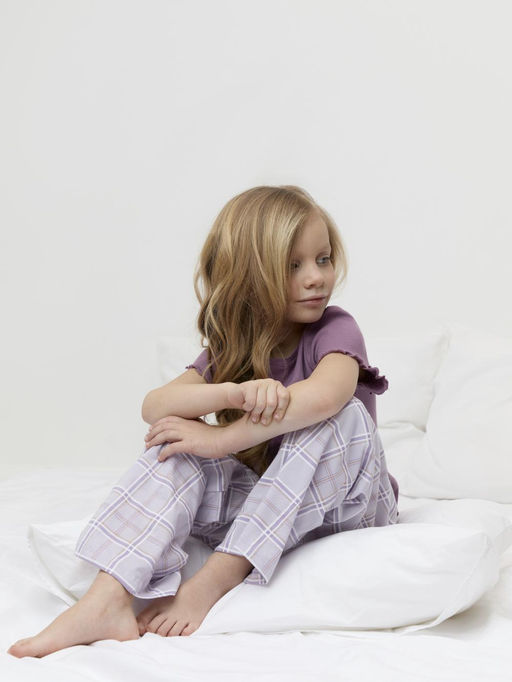 К 1636/спелый виноград,шотландская клетка пижама для дев